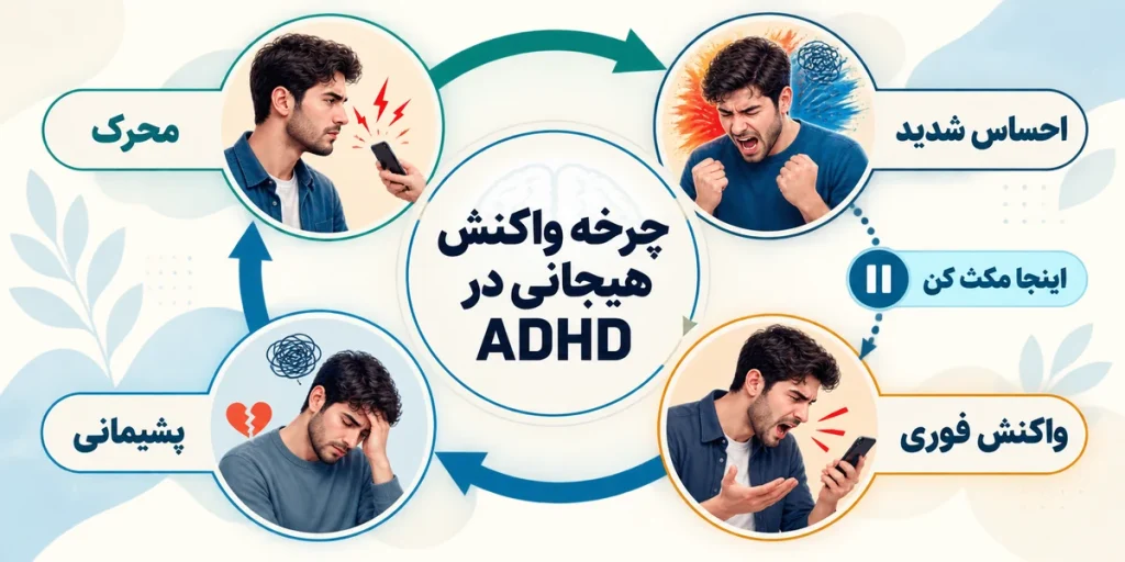 تنظیم هیجان در افراد adhd و کنترل خشم